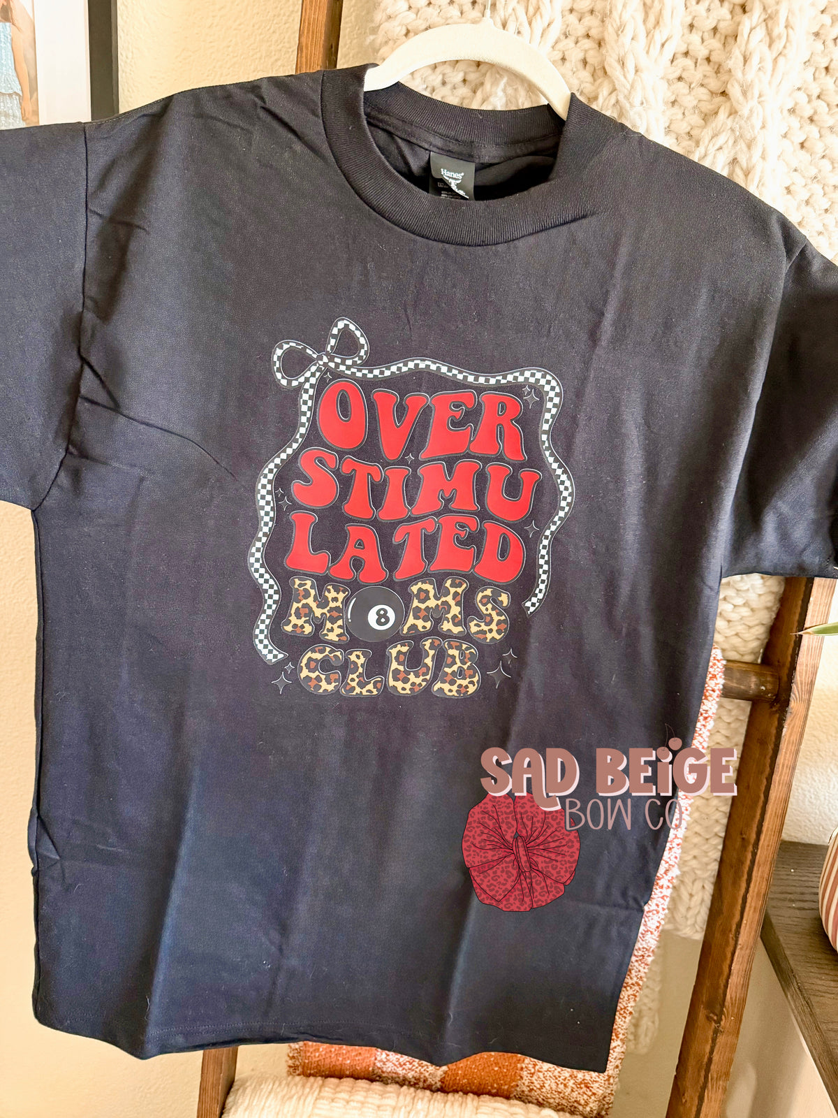 Leopard Overstimulated Moms Club - MEDIUM RTS