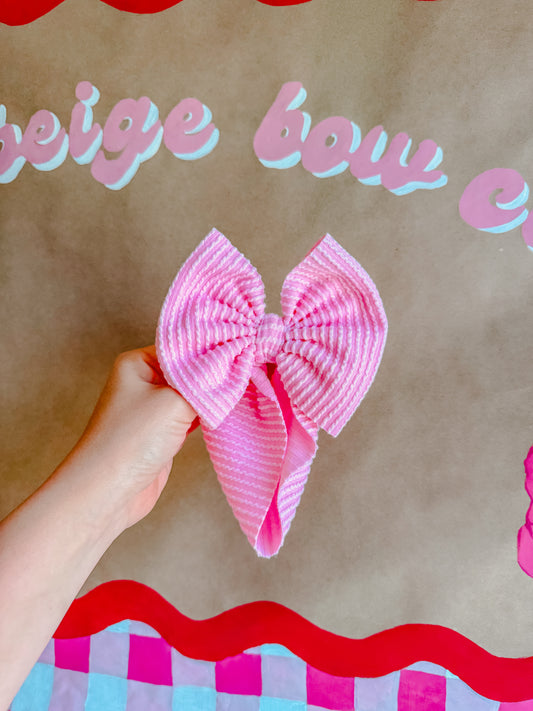 Baby Pink Ribbed - Newborn