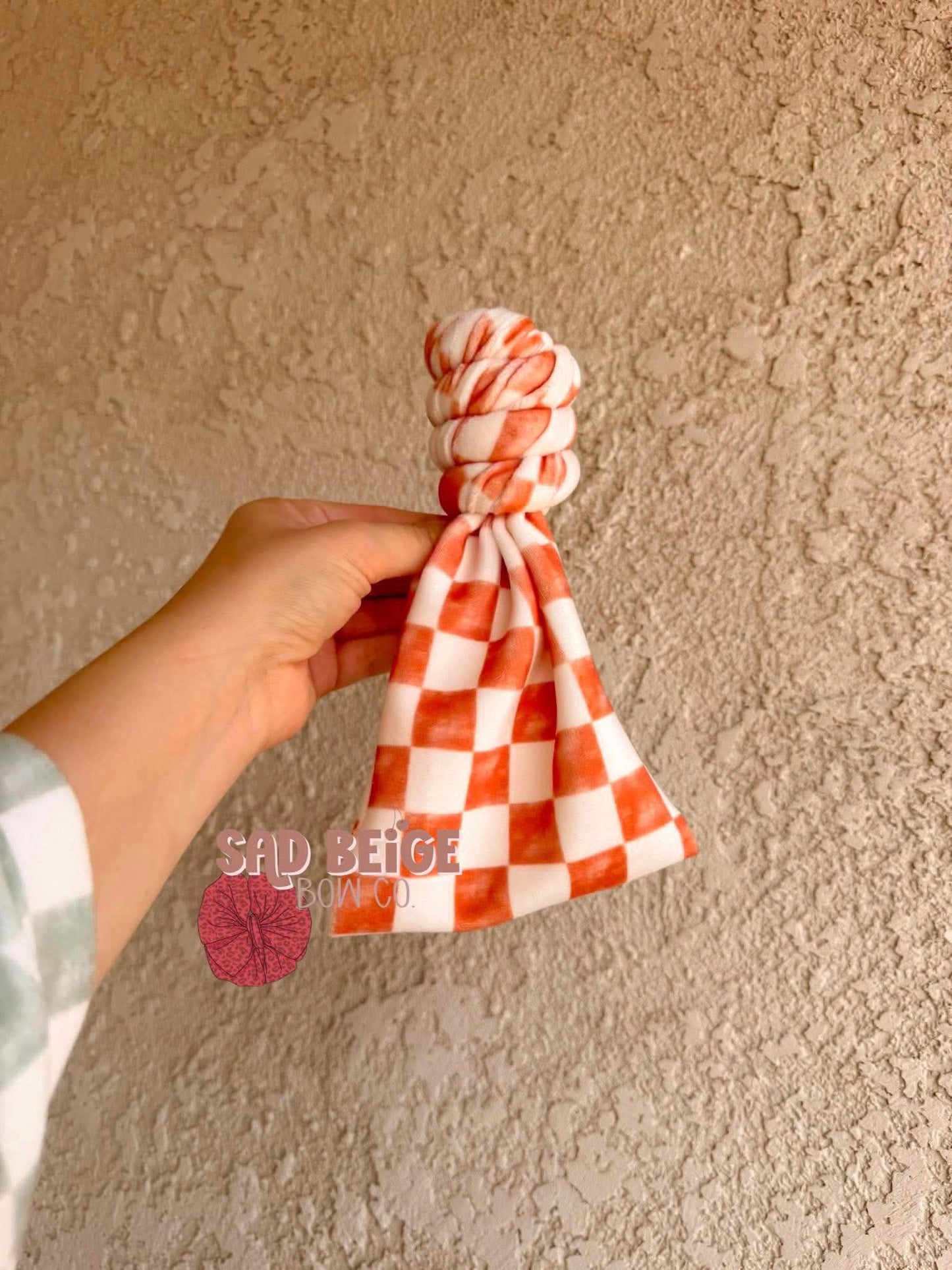 Rust Checkered Plushy
