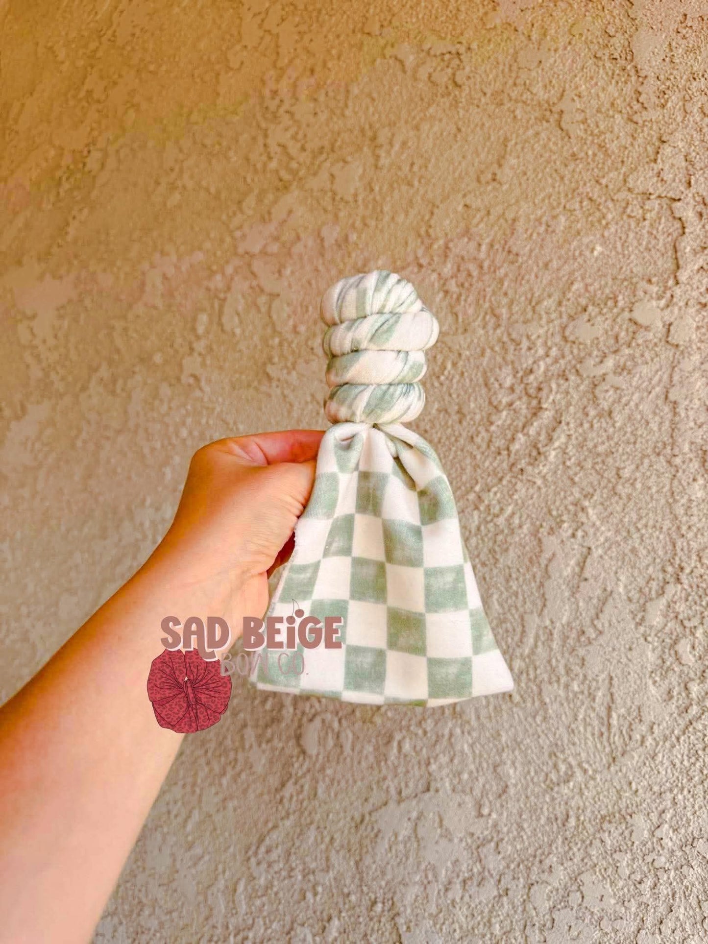 Sage Checkered Plushy