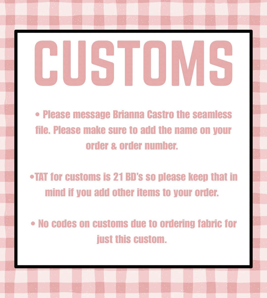 Customs