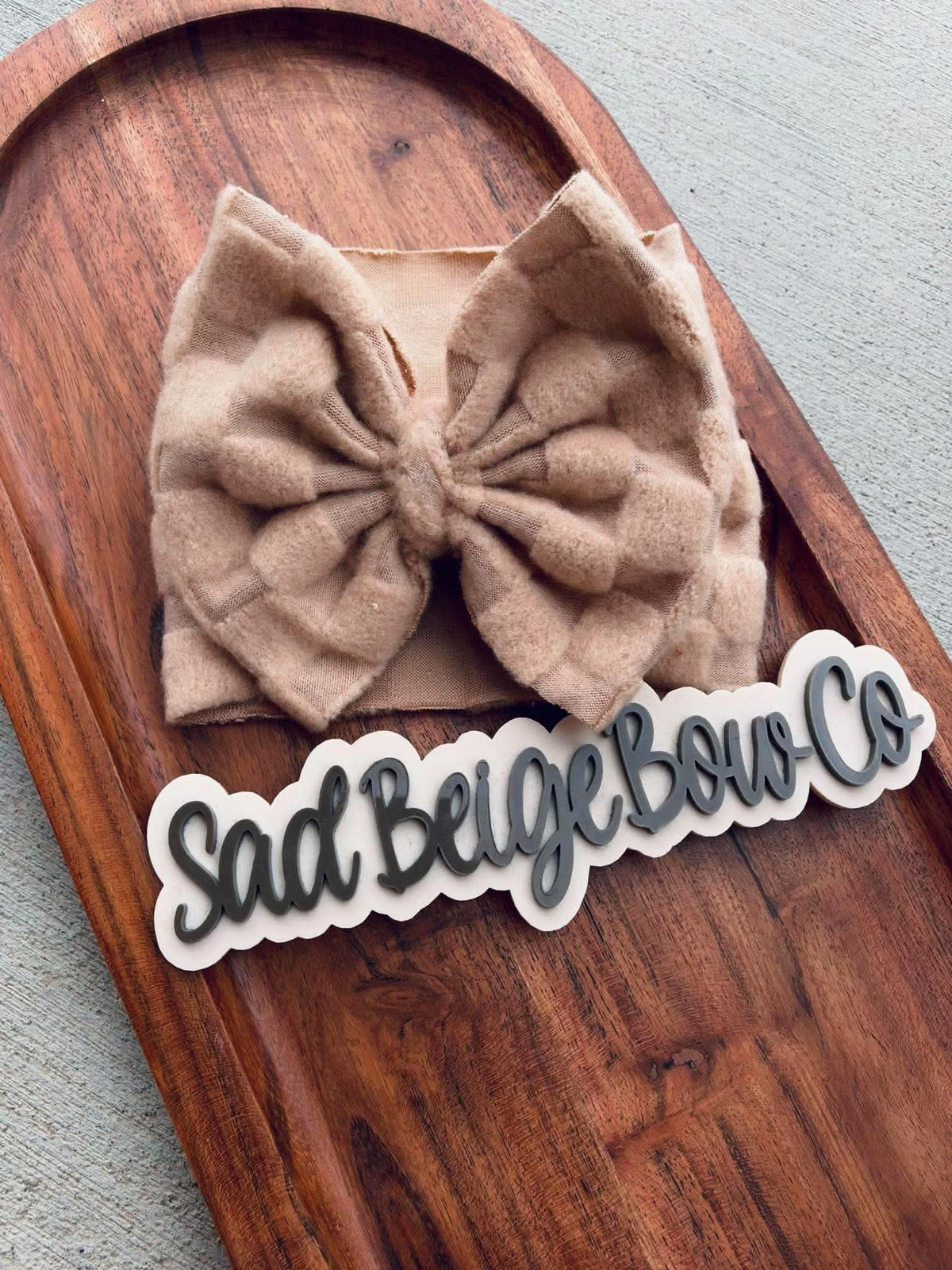 Tan headwrap- TDLER