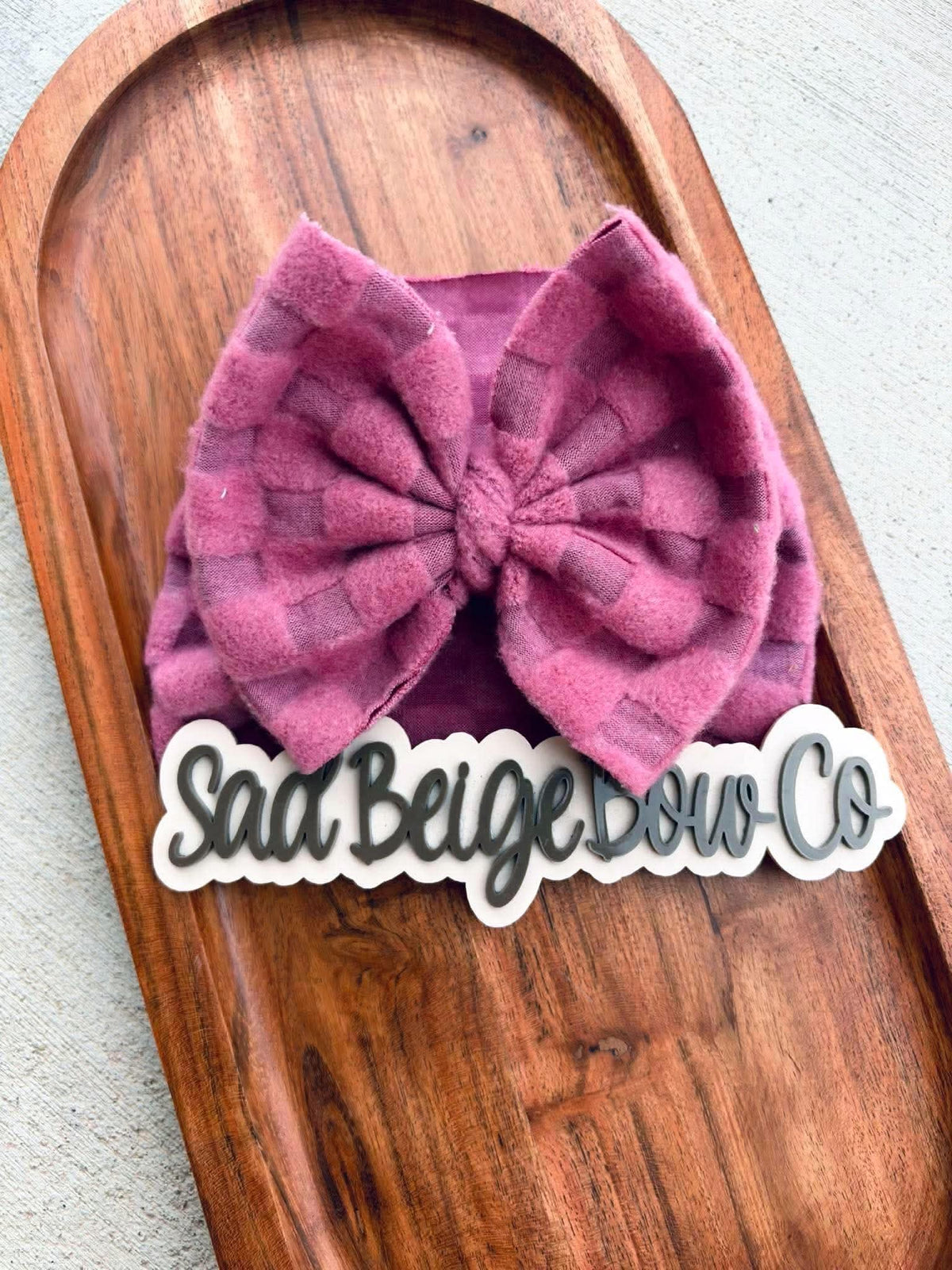 Mauve headwrap- TDLER