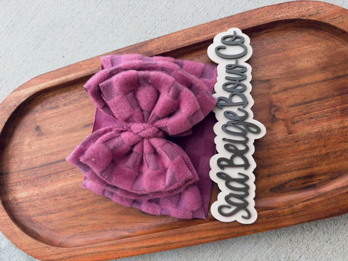 Mauve stacked wrap- TDLER