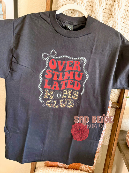 Leopard Overstimulated Moms Club - MEDIUM RTS
